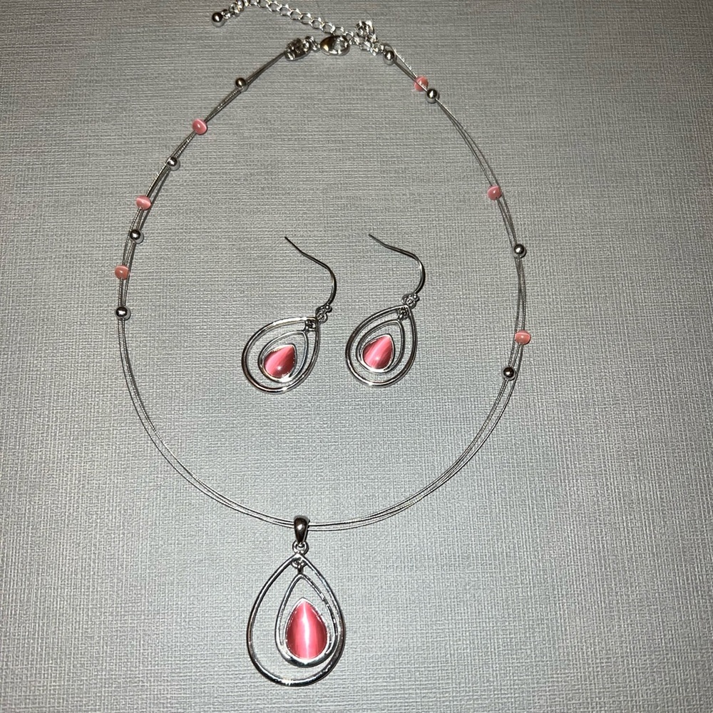 Lia Sophia Necklace/Earring Set